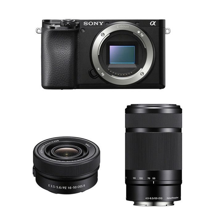 Sony Alpha A6100: kit double zoom 16-50 et 55-210 pour débuter
