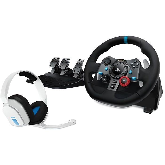 Logitech G29: pack volant, pédalier et casque Astro A10 V2