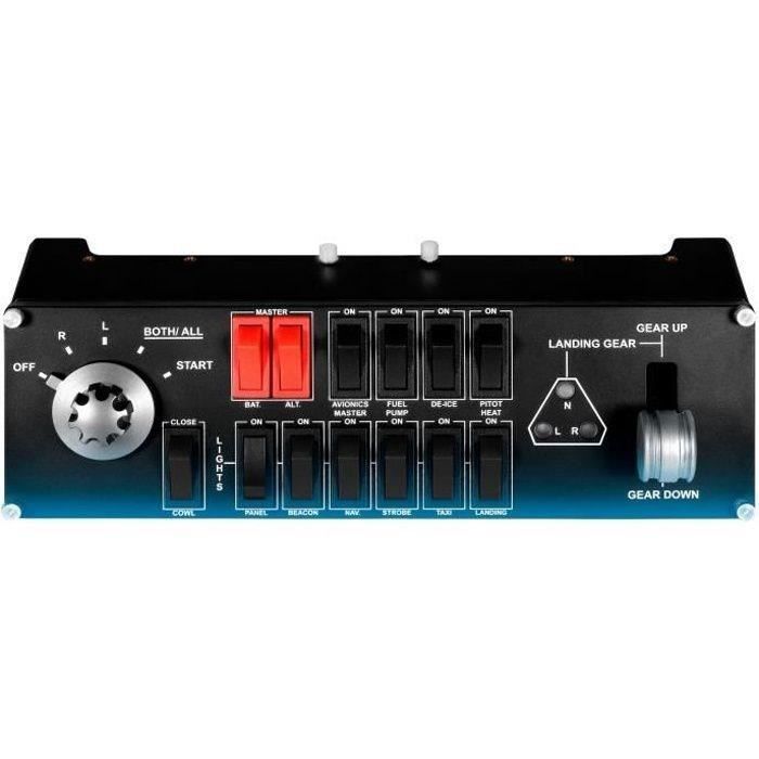 Logitech Pro Flight Switch Panel: commandes avion pour sim
