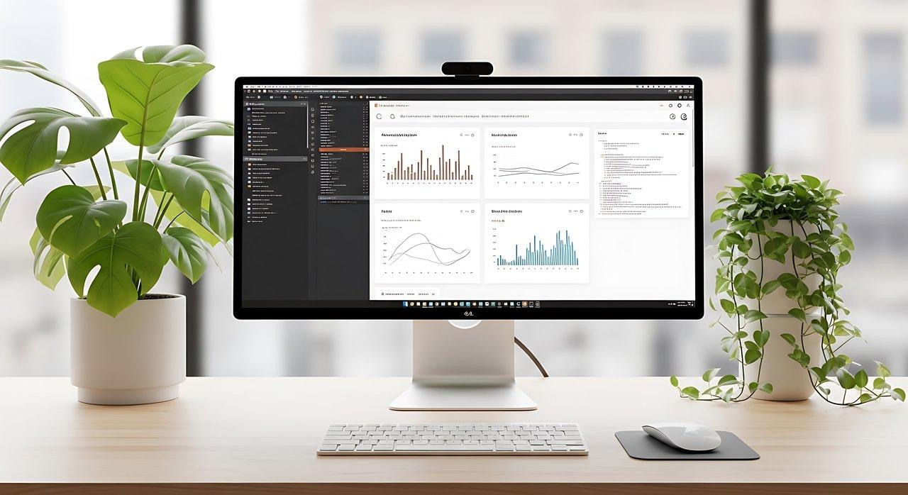 Dashboard de modération automatisée Twitch 2025, avec graphiques de trafic et alertes en temps réel.
