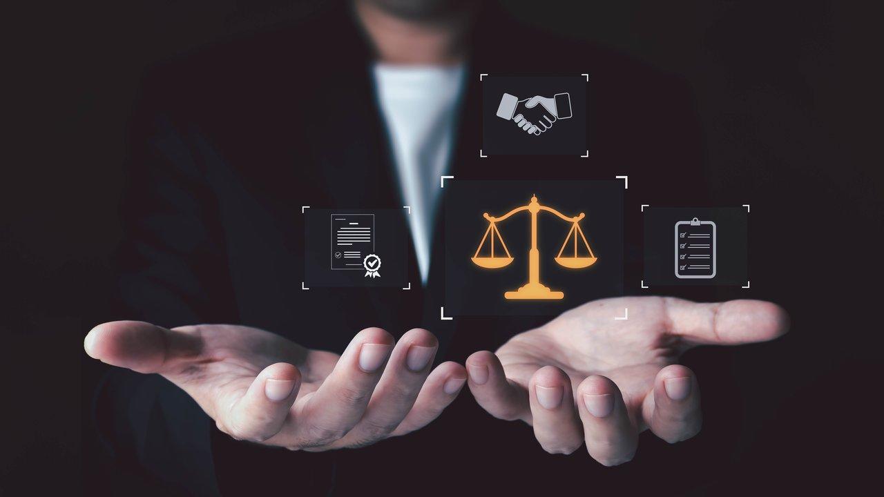 Illustration schématique du équilibre entre gestion de crise, sécurité numérique et éducation autour des leaks, symbole de la digital security balance illustration.