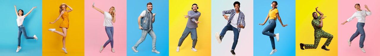 Portraits de créateurs TikTok français, illustrant la diversité et la créativité des talents au cœur de la plateforme.